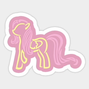 Tribal Pony - Fluttershy Sticker